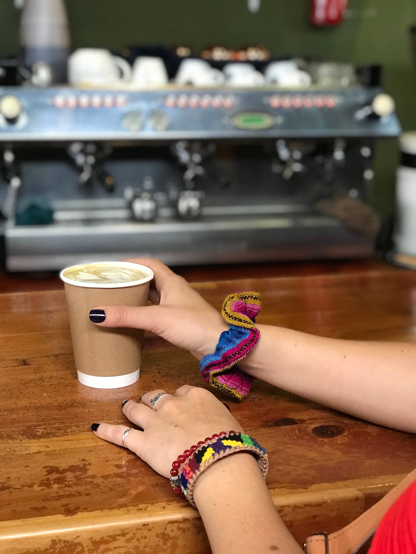 Sustainable Hacienda Multicolor Hair Scrunchie - Guatemala