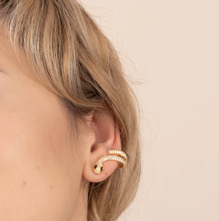 Snake “Little Dragon” earrings
