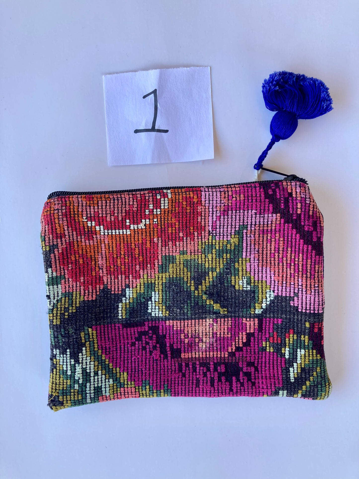 Maya Up-cycled Huipil Cosmetic Bag (Large) - Guatemala