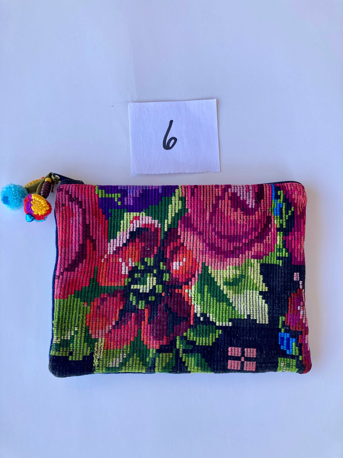 Maya Up-cycled Huipil Cosmetic Bag (Large) - Guatemala