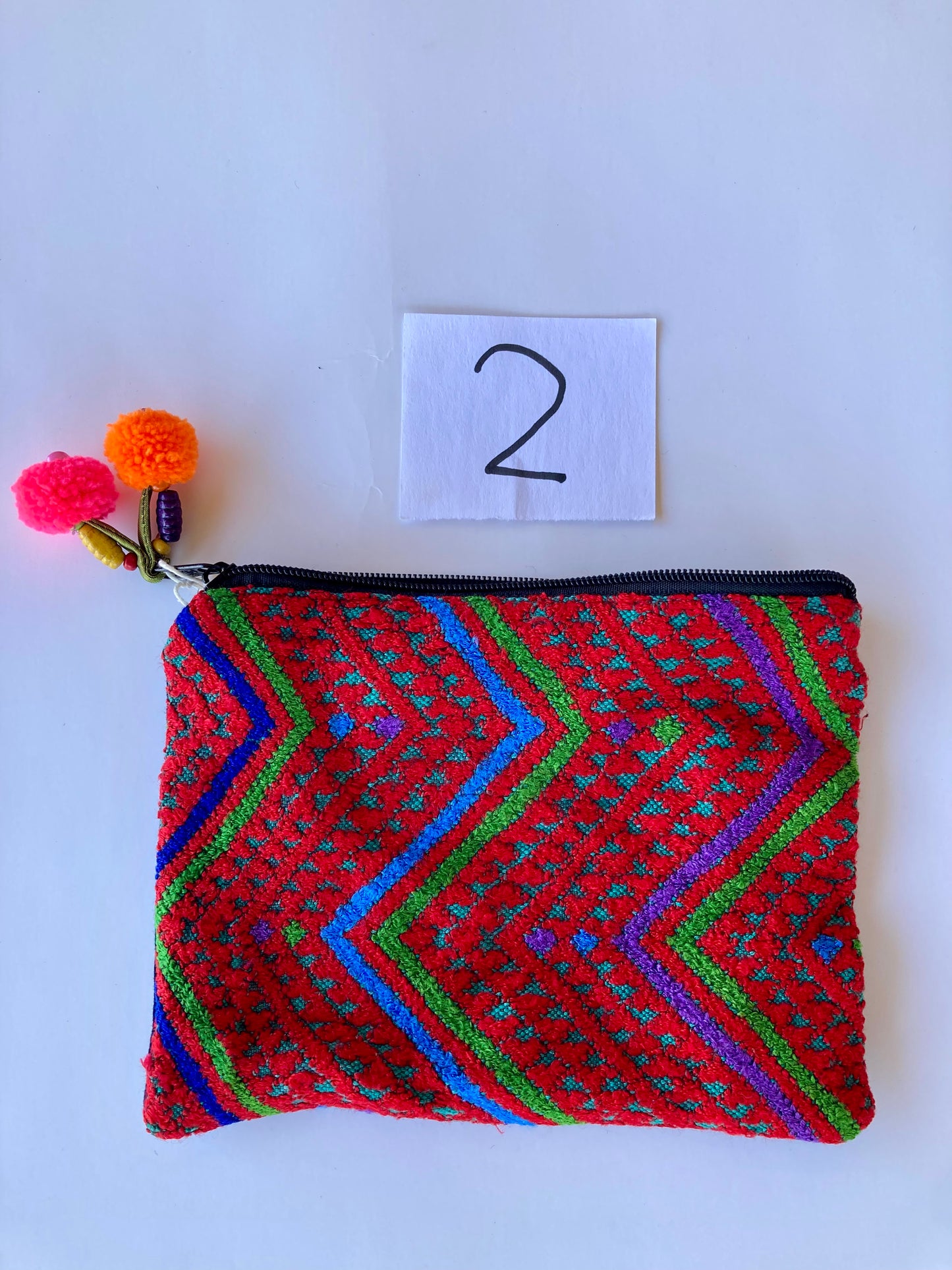 Maya Up-cycled Huipil Cosmetic Bag (Large) - Guatemala