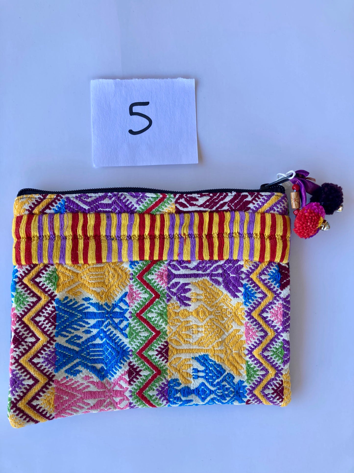 Maya Up-cycled Huipil Cosmetic Bag (Large) - Guatemala