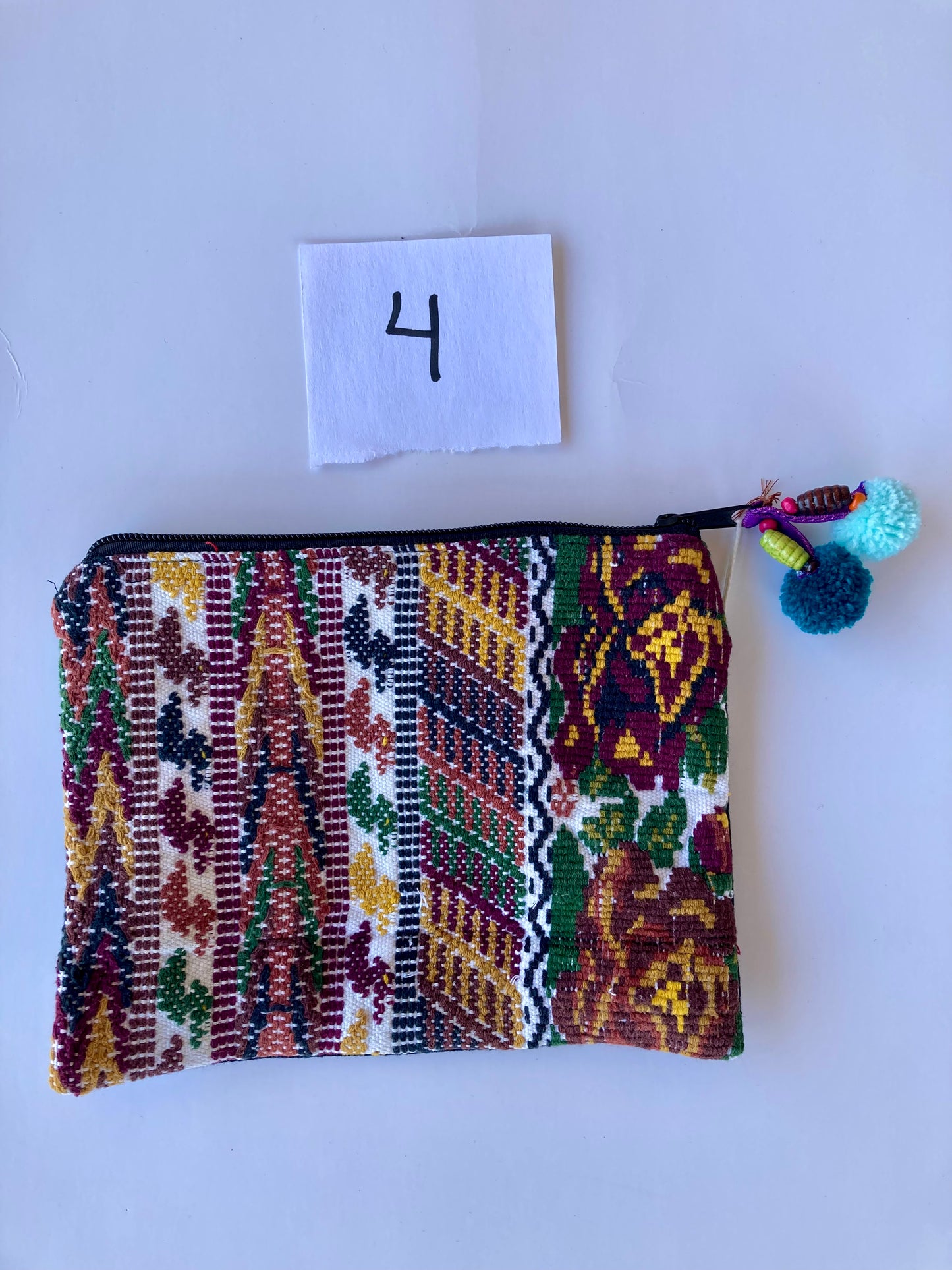 Maya Up-cycled Huipil Cosmetic Bag (Large) - Guatemala