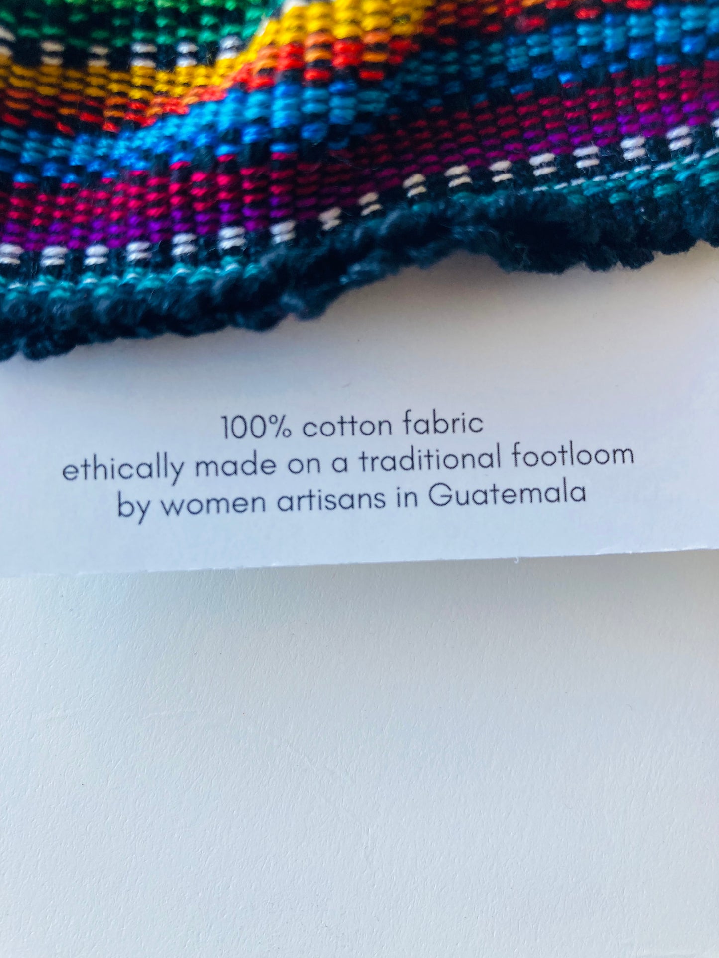 Sustainable Hacienda Multicolor Hair Scrunchie - Guatemala