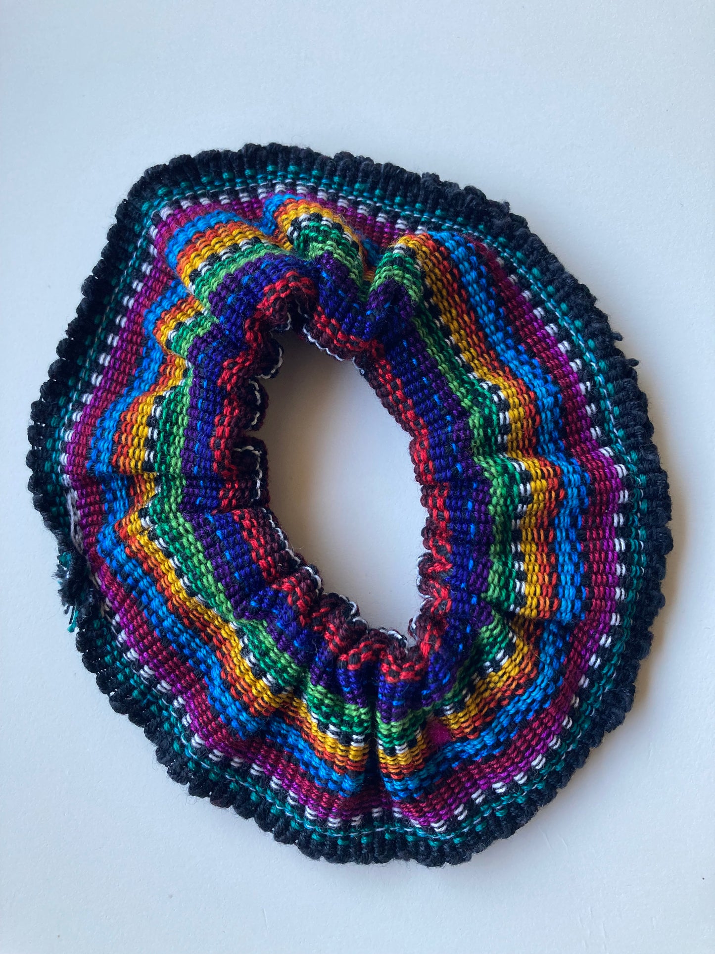 Sustainable Hacienda Multicolor Hair Scrunchie - Guatemala