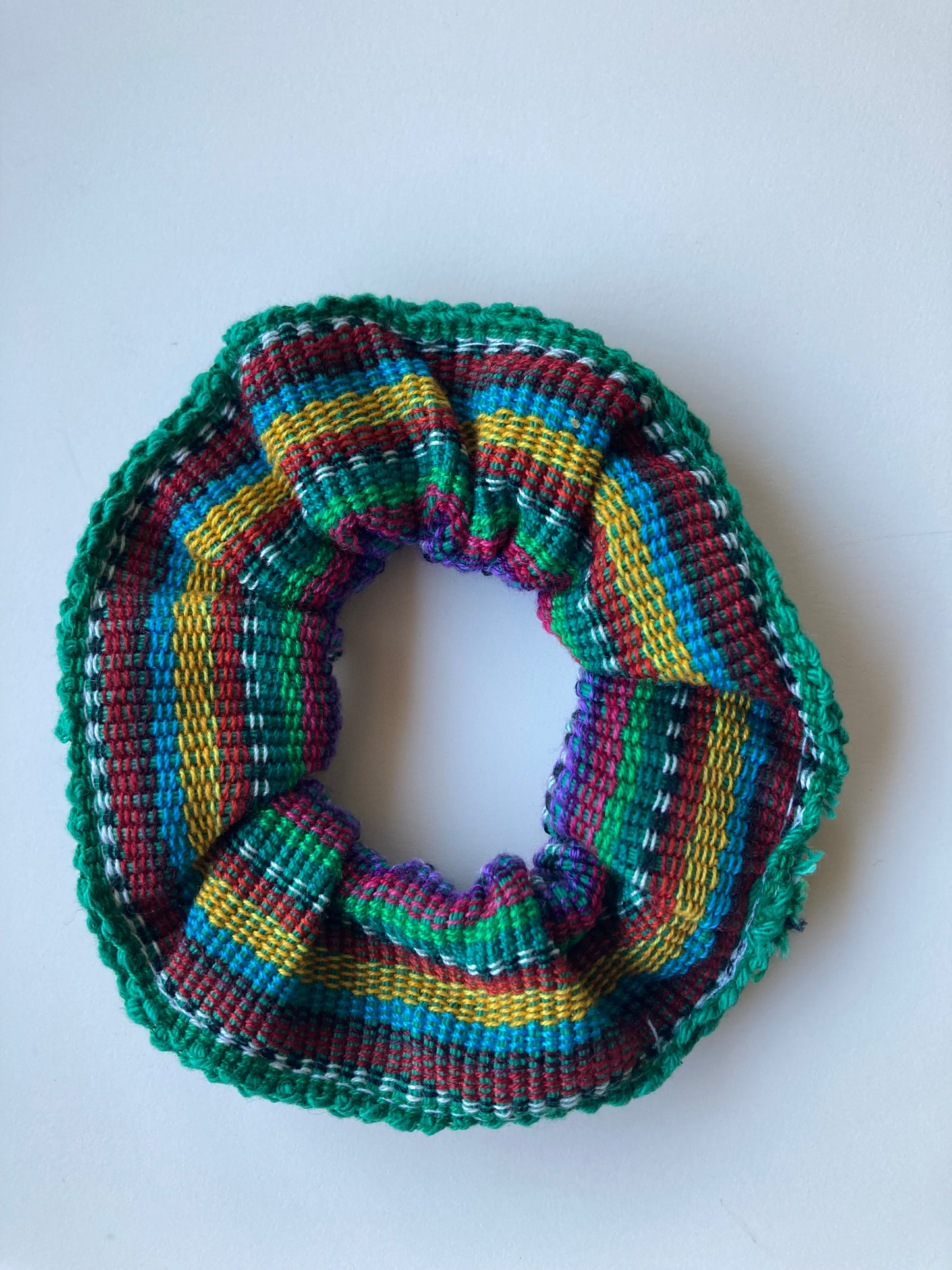 Sustainable Hacienda Multicolor Hair Scrunchie - Guatemala