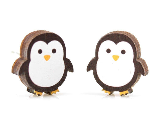 Penguin Stud Earrings