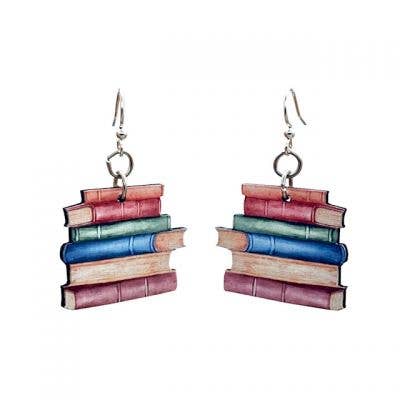 Book Earrings