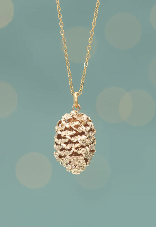 Abundant Hope Pinecone Necklace