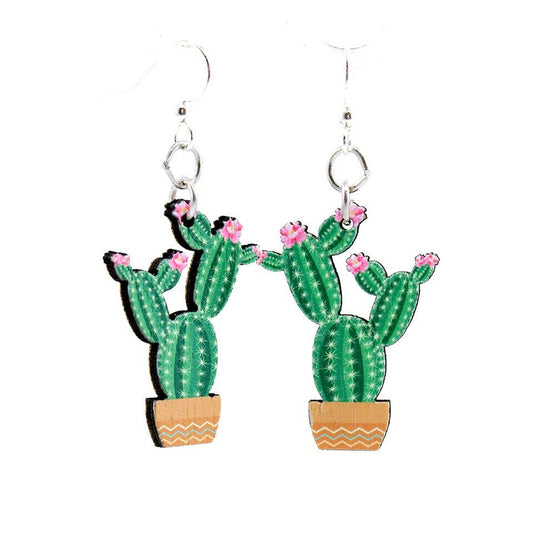 Flowering Cactus Earrings