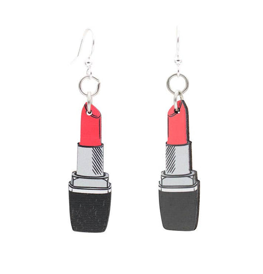 Lipstick Earrings