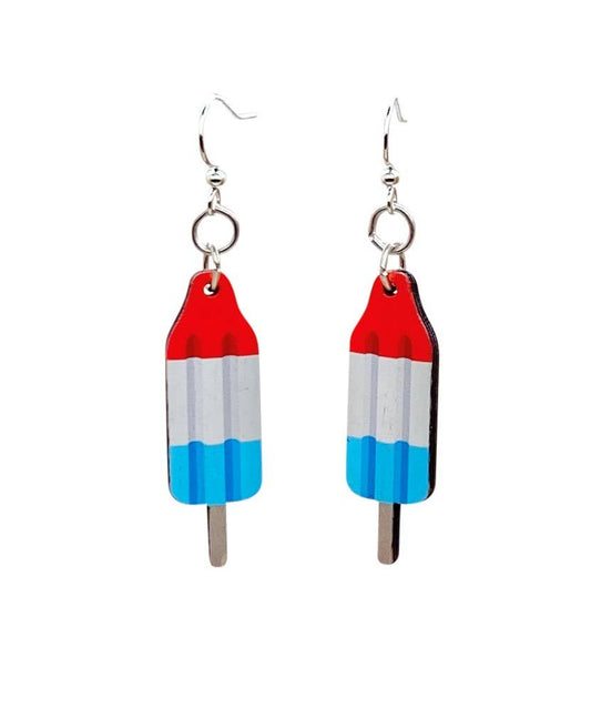 4th of July Popsicle Earrings